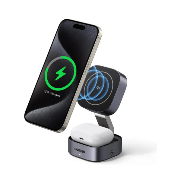 Ugreen 2 in 1 Magnetic Wireless Charger