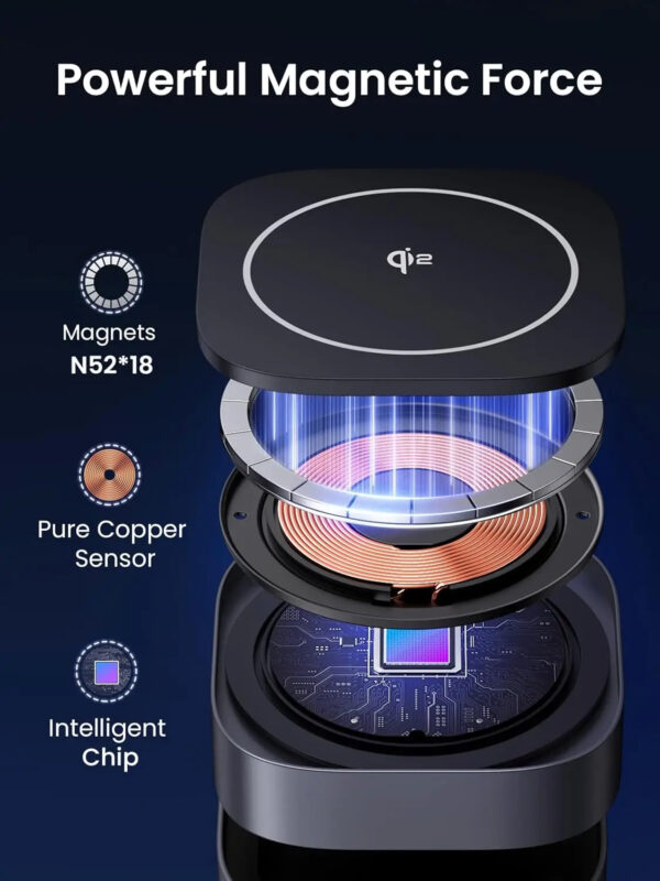 Ugreen 2 in 1 Magnetic Wireless Charger