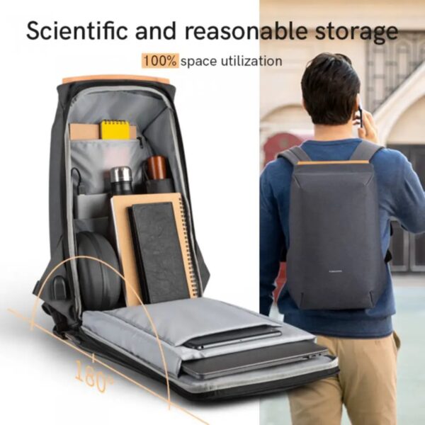 Kingsons Backpack 15.6″ Dark Grey